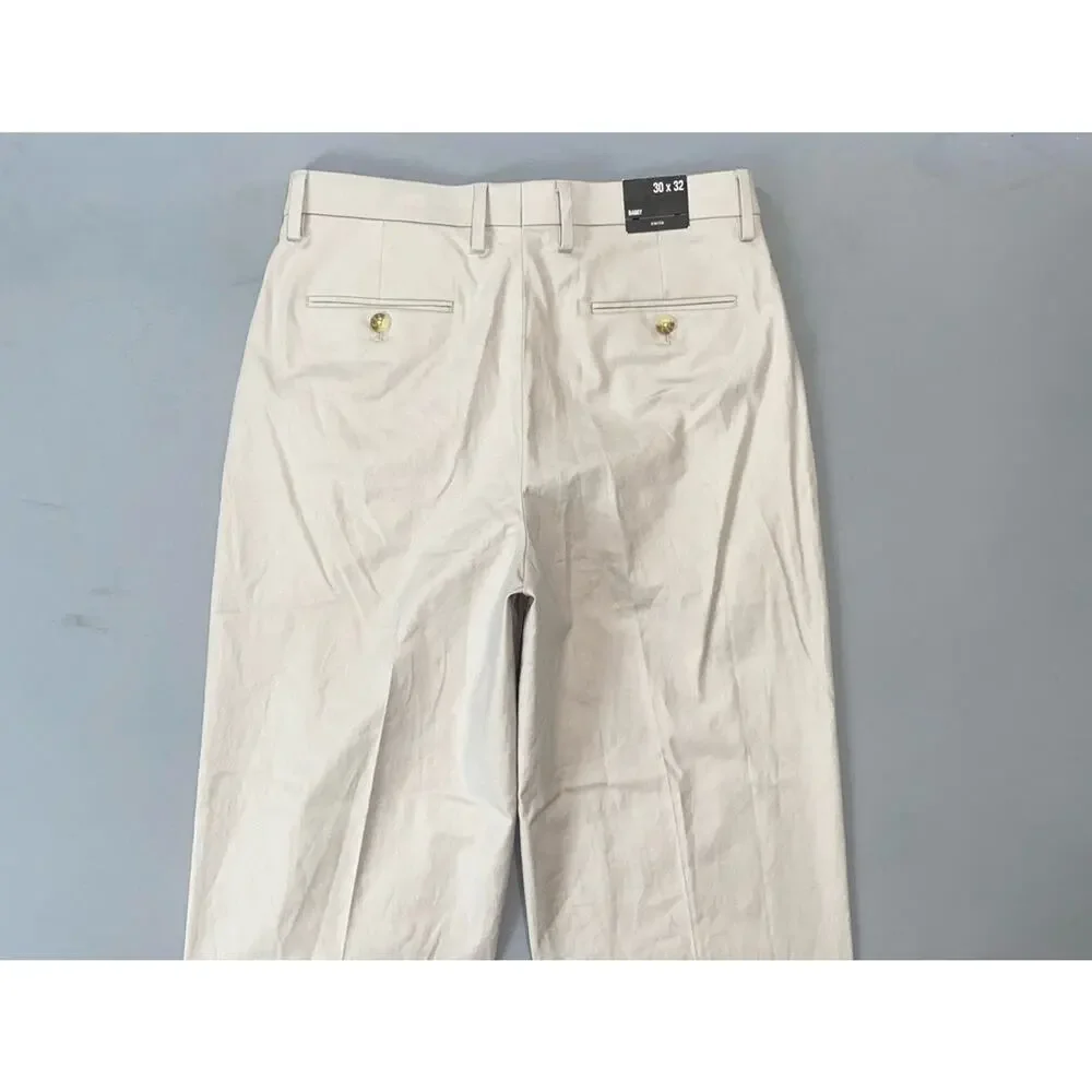 Express 'Baggy' Fit Flat Front Linen Blend Dress Pants, Slacks. Men's 30X29.5.
